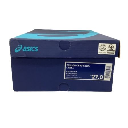 asics アシックス メンズ ワーキングシューズ 安全靴 スニーカー SIZE 27cm ホワイト