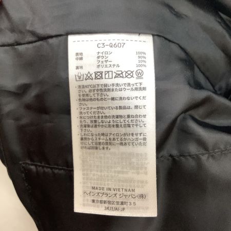  Champion チャンピオン メンズ ダウンジャケット SIZE L ブラック×レッド