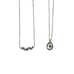 ♪♪ 4℃ ヨンドシ ー ネックレス SILVER925 ２つセット Bランク