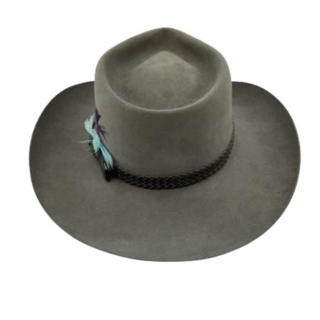  AKUBRA アクブラ　メンズ 中折れ帽子 ハット SIZE 57 グレー