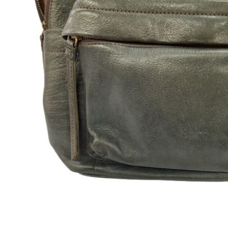  GENTEN ゲンテン レディース リュック レザー  モスグリーン