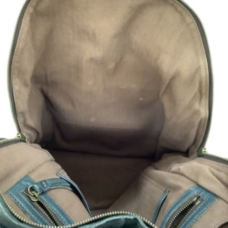  GENTEN ゲンテン レディース リュック レザー  モスグリーン