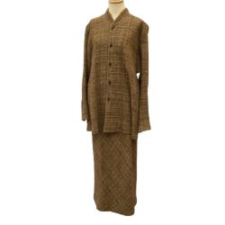 JURGEN LEHL ヨーガンレール レディース セットアップ SIZE M ブラウン Bランク