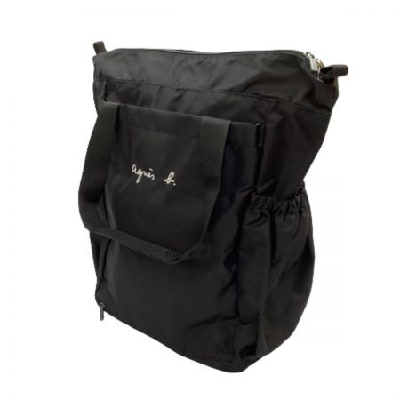  agnes b アニエスベ ー レディース マザーズバッグ ブラック