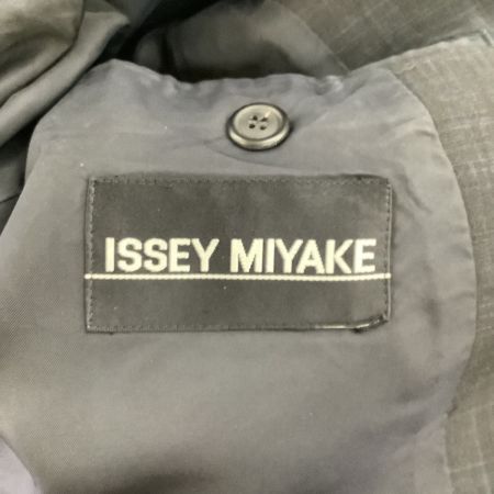  ISSEY MIYAKE イッセイミヤケ レディース セットアップ スーツ チェック SIZE L ネイビー