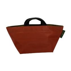 ♪♪ Herve Chapelier エルベシャプリエ トートバッグ オレンジ×カーキ Bランク