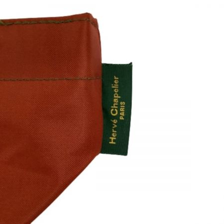  Herve Chapelier エルベシャプリエ トートバッグ オレンジ×カーキ
