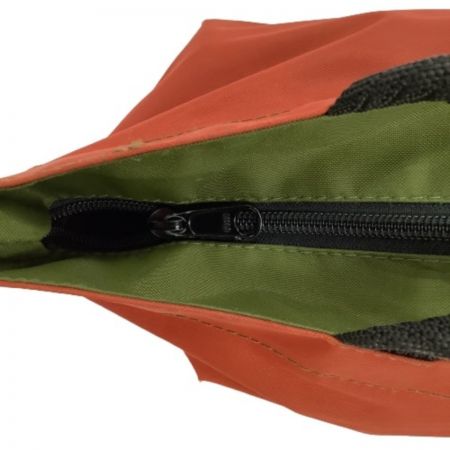  Herve Chapelier エルベシャプリエ トートバッグ オレンジ×カーキ