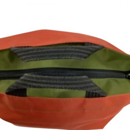  Herve Chapelier エルベシャプリエ トートバッグ オレンジ×カーキ