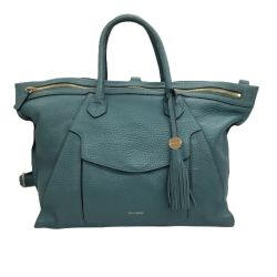 ♪♪ pelle borsa ペレボルサ レディース ２WAYバッグ  スカイブルー Bランク