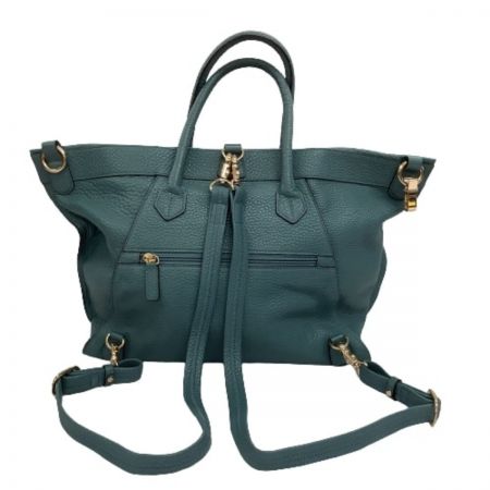  pelle borsa ペレボルサ レディース ２WAYバッグ  スカイブルー