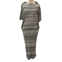 JURGEN LEHL ヨーガンレール レディース プリーツ加工 ワンピース SIZE M グレー Bランク