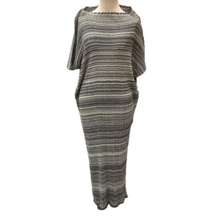 JURGEN LEHL ヨーガンレール レディース プリーツ加工 ワンピース SIZE M グレー