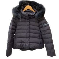 ♪♪ JEAN LOUIS SCHERRER レディース ダウンジャケット SIZE M ネイビー Bランク
