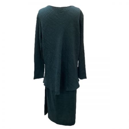  JURGEN LEHL ヨーガンレール レディース セットアップ スカート カットソー SIZE M グリーン