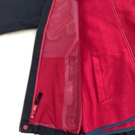 Jack Wolfskin ジャックウルフスキン キッズ マウンテンパーカー SIZE 140 ネイビー×ショッキングピンク