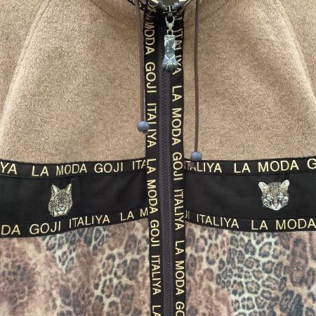  ITALIYA イタリヤ レディース フリースジャケット SIZE 13号 ブラウン