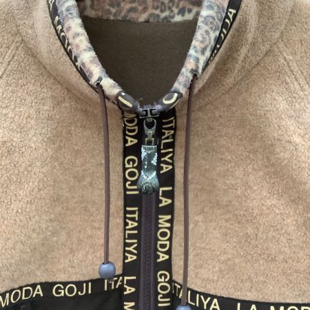  ITALIYA イタリヤ レディース フリースジャケット SIZE 13号 ブラウン