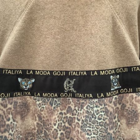  ITALIYA イタリヤ レディース フリースジャケット SIZE 13号 ブラウン