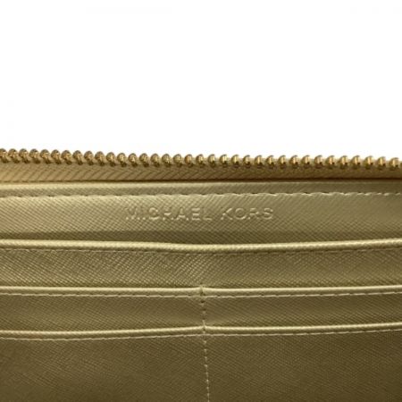 中古】 MICHAEL KORS マイケルコース レディース 長財布 ゴールド C