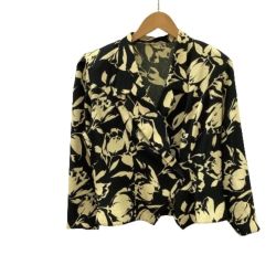 ♪♪ pierre balmain ピエール・バルマン レディース ジャケット SIZE B-82 ブラック×ベージュ Bランク