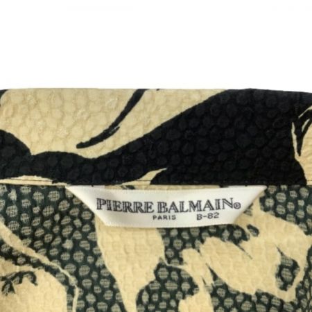  pierre balmain ピエール・バルマン レディース ジャケット SIZE B-82 ブラック×ベージュ