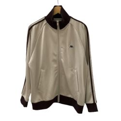 ♪♪ Kappa カッパ メンズ ジャージ SIZE M ベージュ×ブラウン Sランク