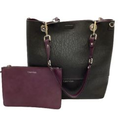 ♪♪ Calvin Klein カルバンクライン レディース トートバッグ ポーチ付き 6 Bランク