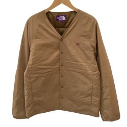 ♪♪ THE NORTH FACE ザノースフェイス メンズ ダウンジャケット SIZE L  ND2059N ベージュ Aランク
