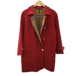 ♪♪ Burberrys バーバリーズ レディース コート SIZE 7AR レッド Bランク