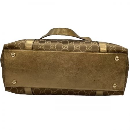  GUCCI グッチ レディース ハンドバッグ GG柄  ブラウン