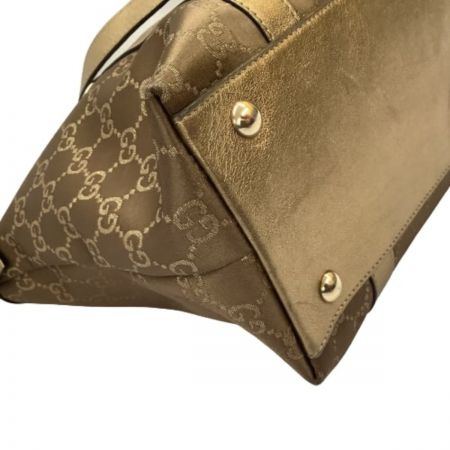  GUCCI グッチ レディース ハンドバッグ GG柄  ブラウン