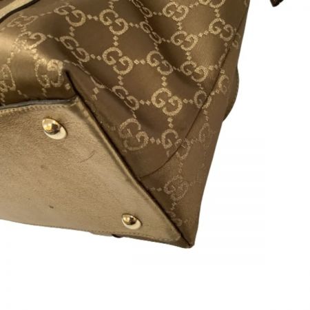  GUCCI グッチ レディース ハンドバッグ GG柄  ブラウン