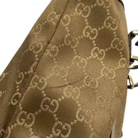  GUCCI グッチ レディース ハンドバッグ GG柄  ブラウン