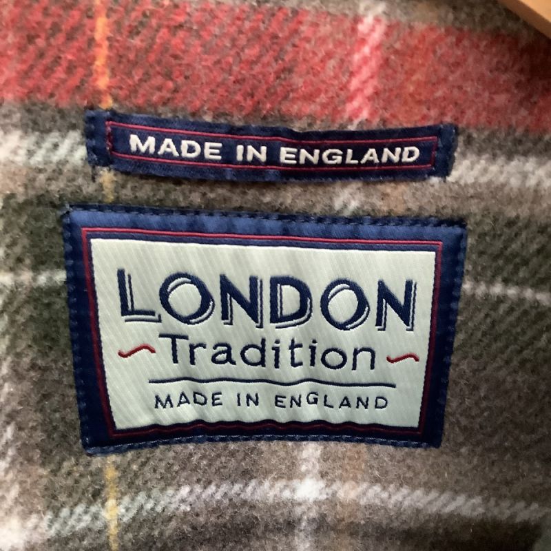 中古】 LONDON TRADITION レディース ダッフルコート SIZE 38 カーキ B