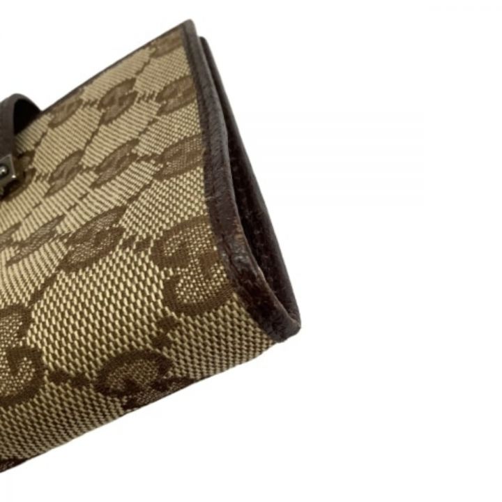 GUCCI グッチ システム手帳カバー GG柄 ブラウン - 中古小物