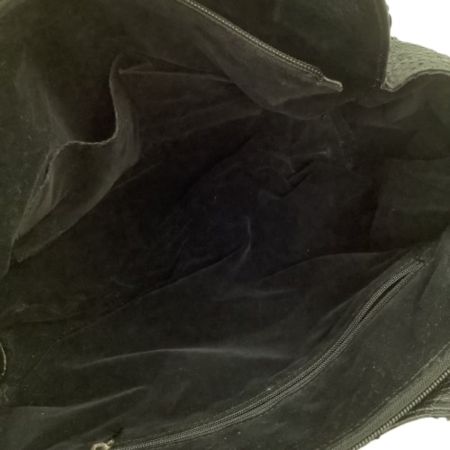 レディース ハンドバッグ ヘビ革 ブラック