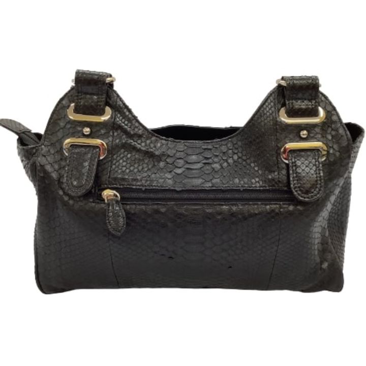 ZENI G-III ブラック ヘビ革 ハンドバッグ レディース ハンドバッグ ヘビ革 ブラック - 中古バッグ