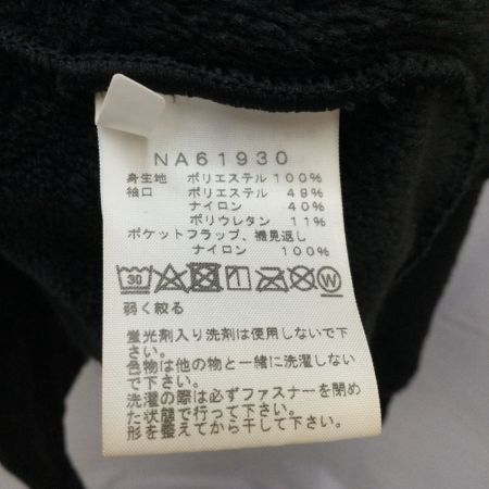  THE NORTH FACE ザノースフェイス メンズ フリースジャケット SIZE S NA61930 ブラック