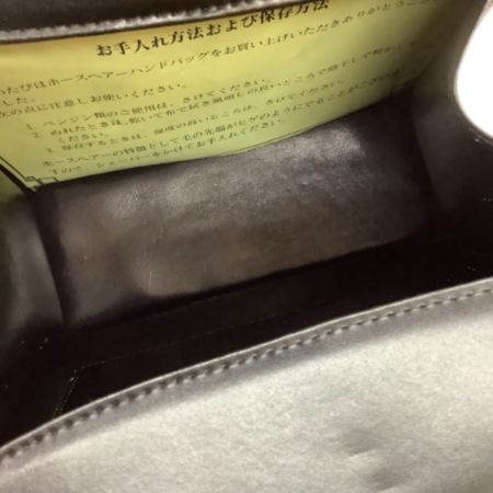 レディース ハンドバッグ ホースヘア ブラック