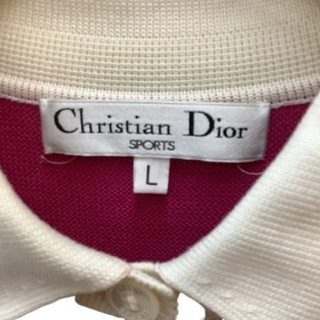 Christian Dior クリスチャンディオール レディース ポロシャツ SIZE L ホワイト