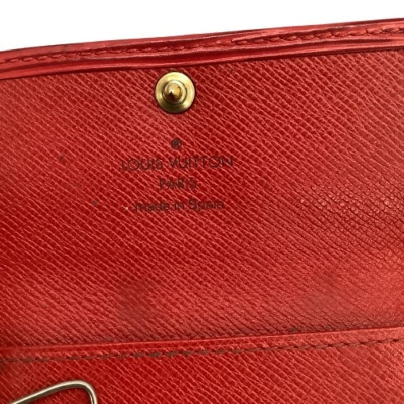 中古】 LOUIS VUITTON ルイヴィトン キーケース M63827 レッド｜総合 ...