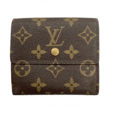 【中古】 LOUIS VUITTON ルイヴィトン 2つ折り財布 エピ ブルー