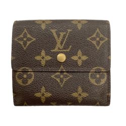 ♪♪ LOUIS VUITTON ルイヴィトン 3つ折り財布 モノグラム  ポルトモネビエカルトクレディ M61652 Bランク