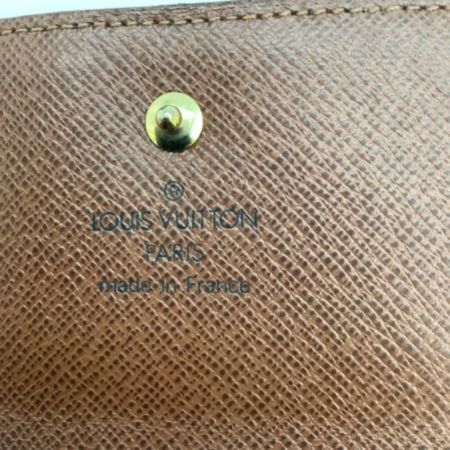  LOUIS VUITTON ルイヴィトン 3つ折り財布 モノグラム  ポルトモネビエカルトクレディ M61652