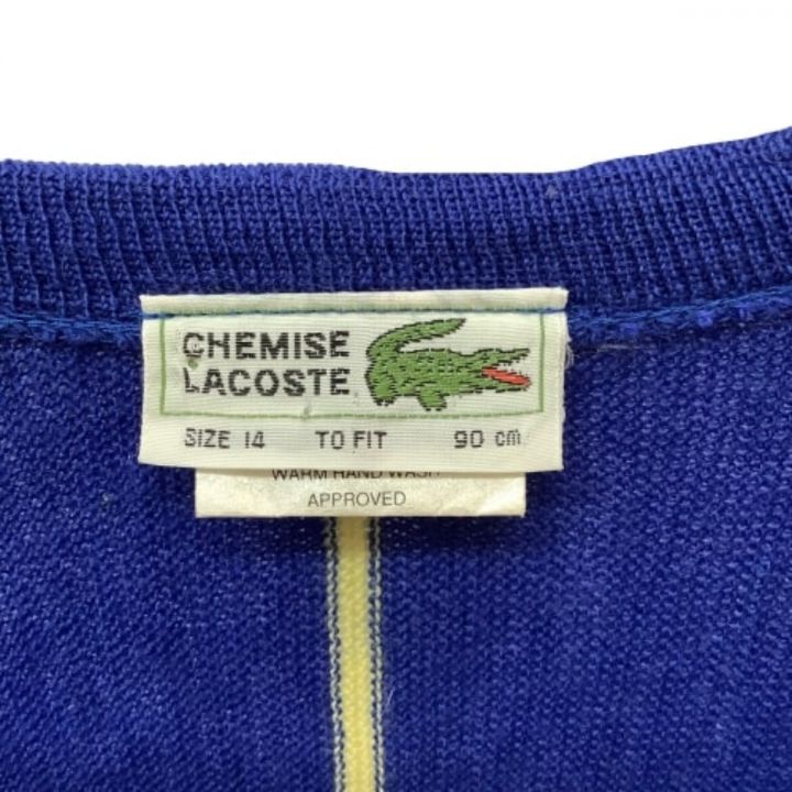 LACOSTE ラコステ メンズ ニット セーター SIZE 14 ブルー｜中古｜なんでもリサイクルビッグバン