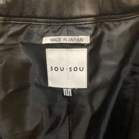  SOU・SOU セットアップ SIZE M メンズ 手柄寛衣下 傾衣 ダークグレー