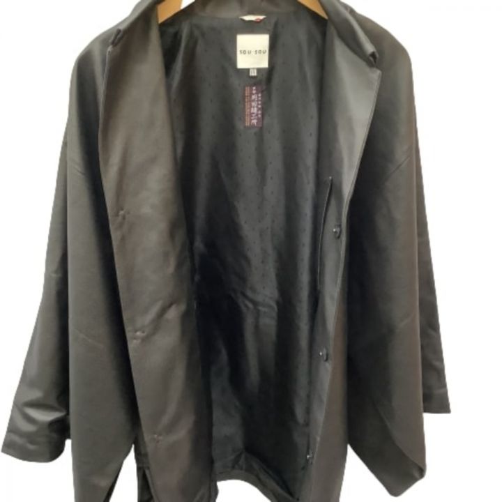 SOU・SOU セットアップ SIZE M メンズ 手柄寛衣下 傾衣 ダークグレー