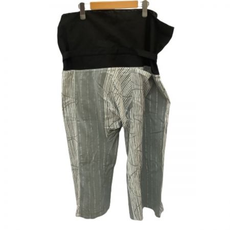 SOU・SOU パンツ SIZE M メンズ 高島縮 京都岡田縫工所 風靡 下  ブラック×ミント