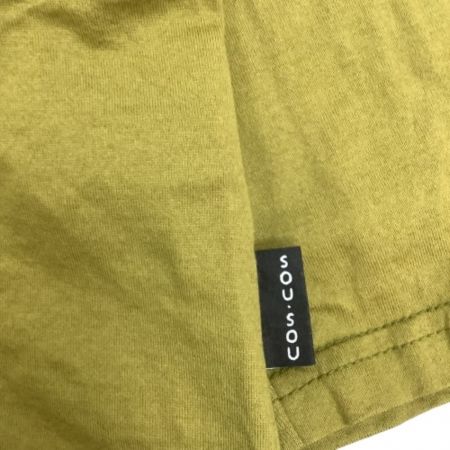  SOU・SOU カットソー SIZE L メンズ GIZA COTTON GIBAO 風靡 黄緑